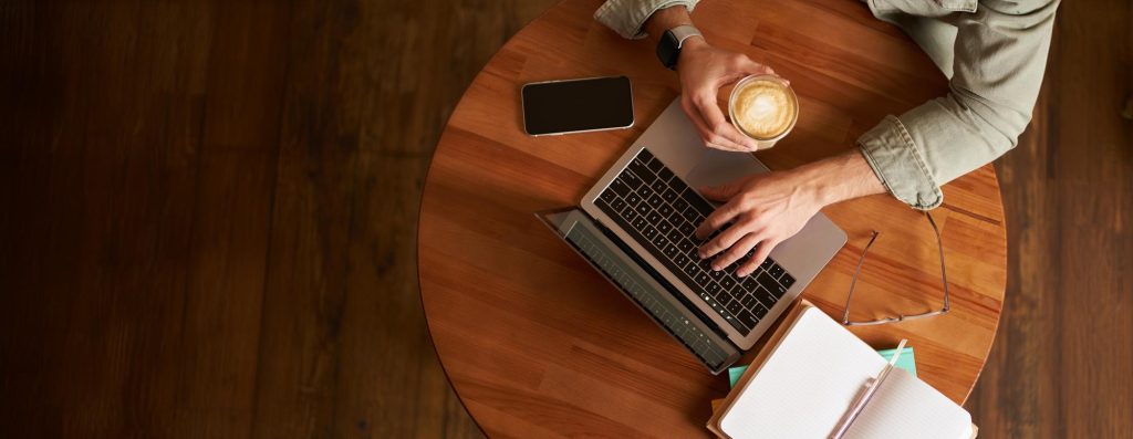 woman at computer